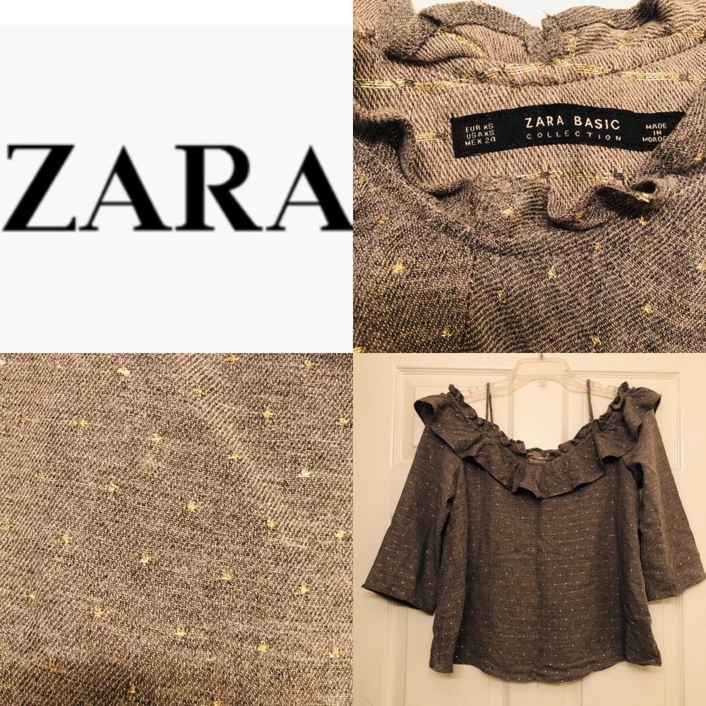 ZARA Off Shoulder Top